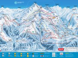 Mappa delle piste 4 Vallées - Verbier/La Tzoumaz/Nendaz/Veysonnaz/Thyon