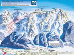 Mappa delle piste Dammkar - Mittenwald