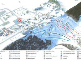 Mappa delle piste Malskaya Dolina - Rogovo