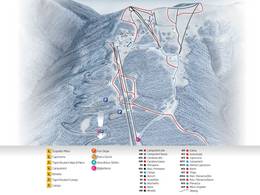 Mappa delle piste Alpe di Mera - Scopello