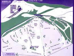 Mappa delle piste Plumas Eureka Ski Bowl