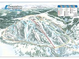 Mappa delle piste Hogadon Ski Area