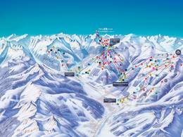 Mappa delle piste Graukogel - Bad Gastein