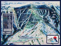 Mappa delle piste Pebble Creek