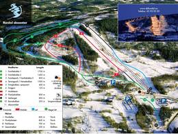 Mappa delle piste Hurdal