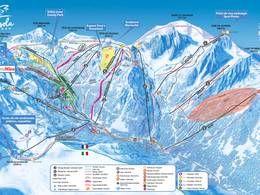 Mappa delle piste Isola 2000