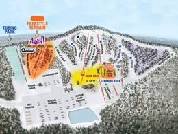 Mappa delle piste Nordic Mountain