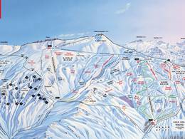 Mappa delle piste Treble Cone