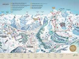 Mappa delle piste Titlis - Engelberg