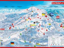 Mappa delle piste Steinplatte-Winklmoosalm - Waidring/Reit im Winkl