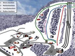 Mappa delle piste Stenkällegården