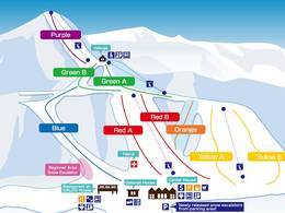 Mappa delle piste Asarigawa Onsen