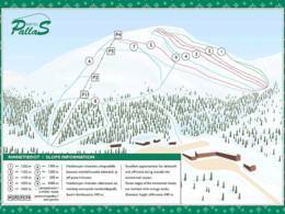 Mappa delle piste Pallas